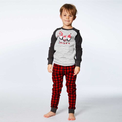 Organic Cotton Two Piece Pajama Set With Santa S Little Helpers Print 18m Fred Meyer