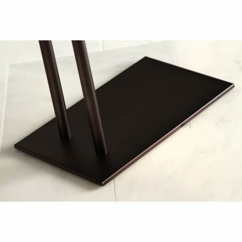 Kingston Brass Scc8325 Edenscape Pedestal Dual Towel Rack, Oil Rubbed Bronze Perspective: top