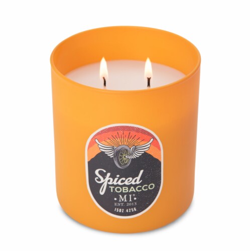 Manly Indulgence All American Spiced Tobaco Candle Perspective: top