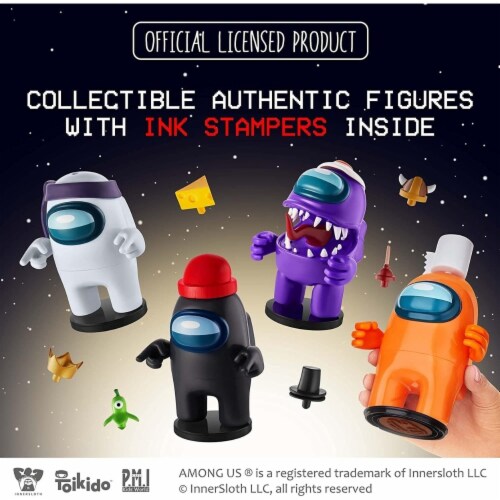 among us figure with stamper