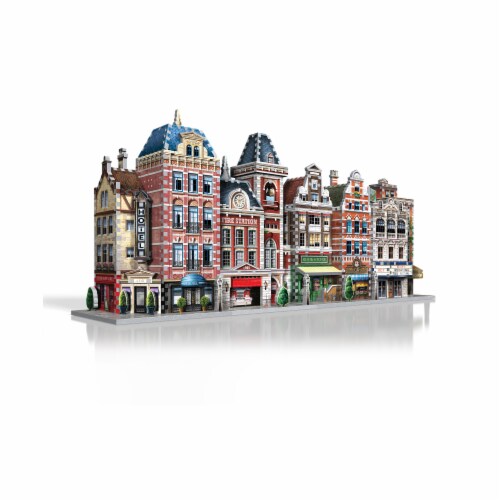 Wrebbit Urbania Collection Fire Station 3D Puzzle Perspective: top