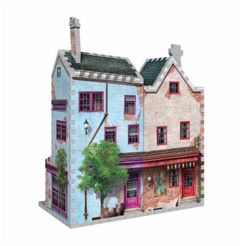Wrebbit Harry Potter Diagon Alley Collection Quality Quidditch Supplies 3D Puzzle Perspective: top