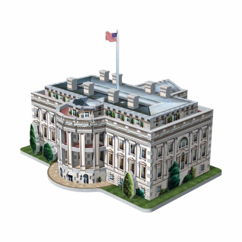 Wrebbit The White House 3D Puzzle Perspective: top