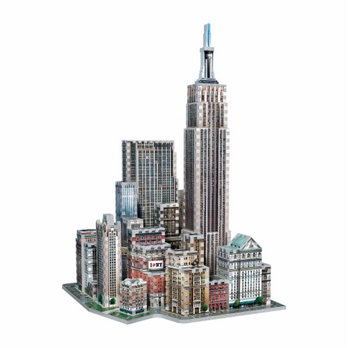 Wrebbit New York Collection Midtown West 3D Puzzle Perspective: top