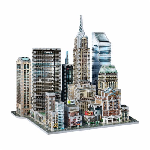 Wrebbit New York Collection Midtown East 3D Puzzle Perspective: top