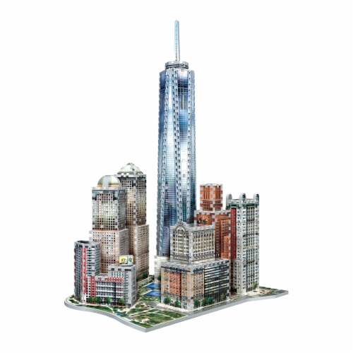 Wrebbit New York Collection World Trade Center 3D Puzzle Perspective: top