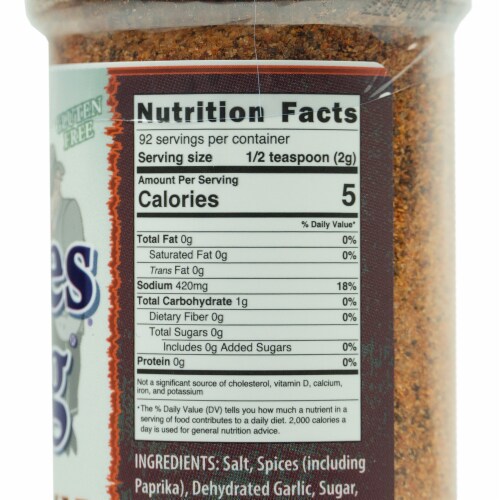 Blues Hog Cajun Bayou Dry Rub All Purpose Natural Seasoning Gluten Free 6.5 oz Perspective: top