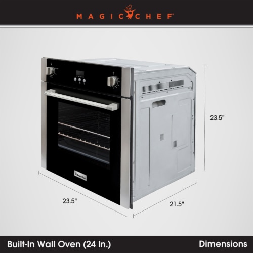 Magic Chef MCSWOE24S 24 in. Built-In Wall Oven