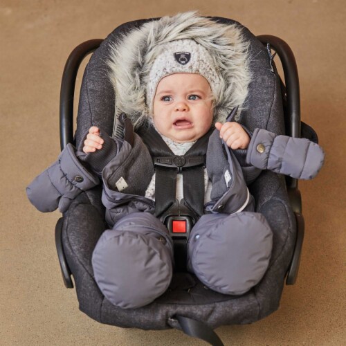 Newborn snowsuit car seat deals