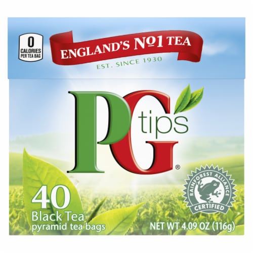 PG Tips® Black Tea Pyramid Tea Bags, 40 ct - Food 4 Less