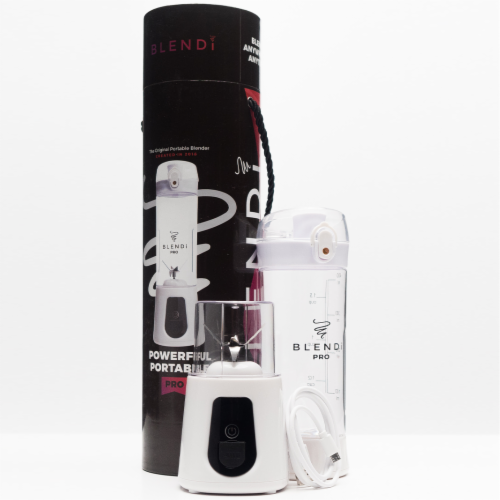 BLENDi® PRO+ PORTABLE BLENDER (17.5OZ) WHITE Perspective: top