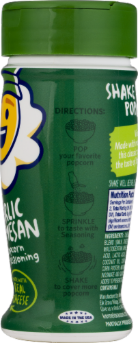 Kernel Season's Garlic Parmesan Popcorn Seasoning Perspective: top