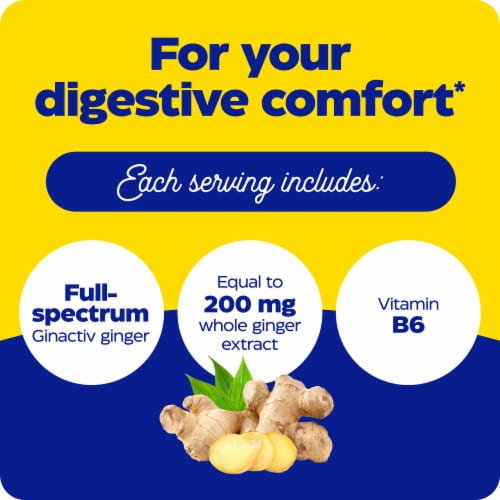 Enzymedica® Ginger & Vitamin B6 Gummies Perspective: top