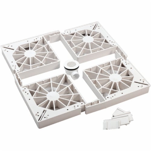 EL Mustee Durastall 2-3/4 In. Shower Base Extender 86.500 Perspective: top