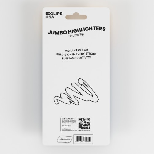E-Clips USA Jumbo Fluorescent Highlighter Pen 108-Count Perspective: top