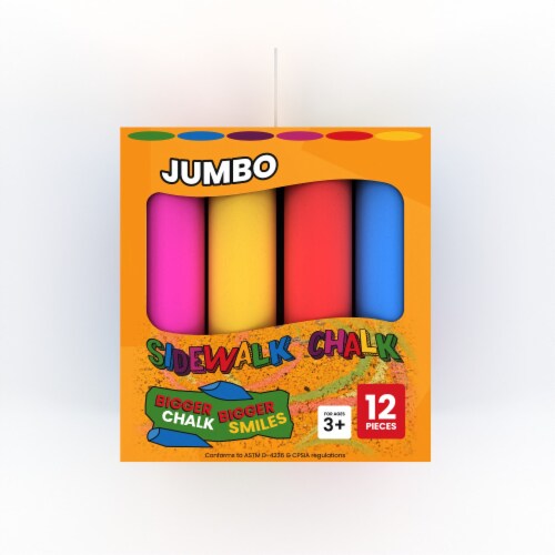 12 piece chalk Perspective: top