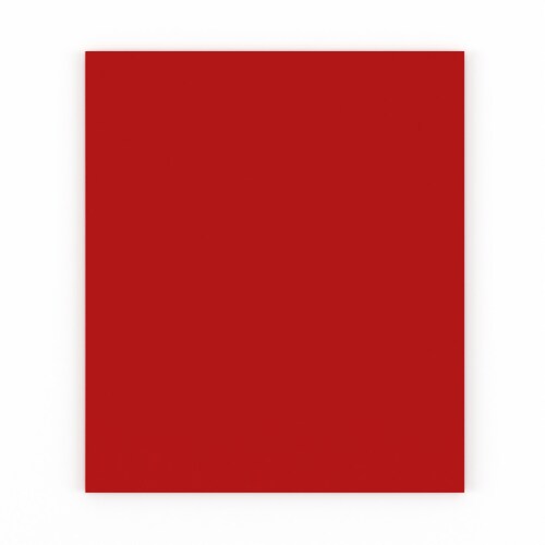 E-Clips USA Red Paper Pocket Folders 100-Units Perspective: top