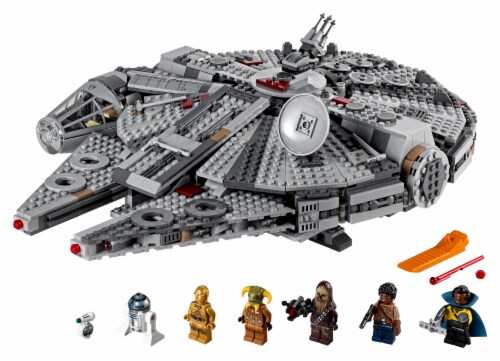 75257 LEGO® Star Wars™ Millennium Falcon™ Building Set Perspective: top