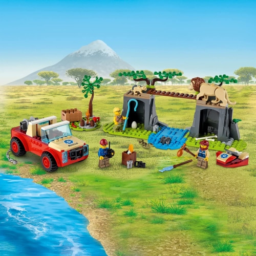 60301 LEGO® Wildlife Rescue Off-Roader Building Toy Perspective: top