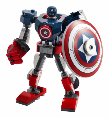 LEGO® Marvel Avengers Captain America Mech Armor Building Set Perspective: top