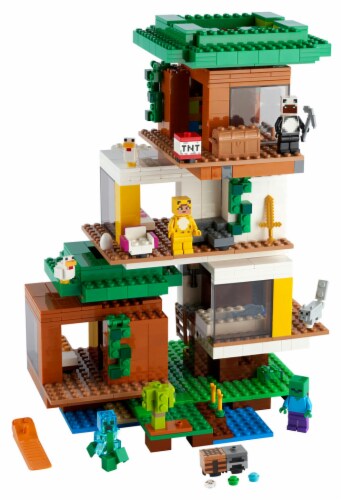 LEGO® 21174 Minecraft The Modern Treehouse Building Set Perspective: top