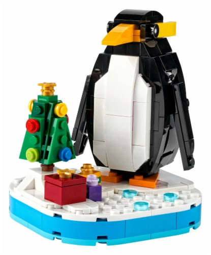 LEGO® Christmas Penguin Building Toy Perspective: top