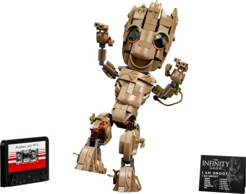 LEGO® Super Heros Marvel Studios The Infinity Saga I am Groot Building Toy Perspective: top