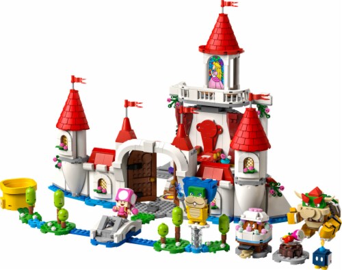 LEGO® 71408 Super Mario™ Peach’s Castle Expansion Set Building Toy Perspective: top