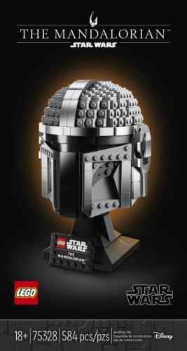 LEGO® Star Wars The Mandalorian Helmet Building Set Perspective: top