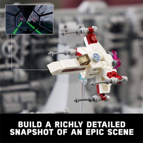 LEGO® Star Wars Death Star™ Trench Run Diorama Building Toy Set Perspective: top