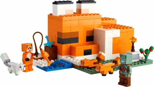 LEGO® Minecraft The Fox Lodge 21178 Building Set Perspective: top