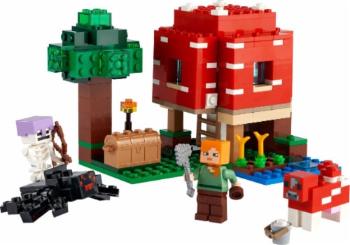 LEGO® 21179 Minecraft The Mushroom House Building Set Perspective: top