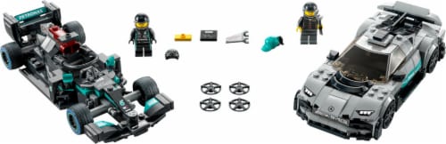 LEGO® 76909 Speed Champions Mercedes-AMG F1 W12 E Performance Project One Building Set Perspective: top