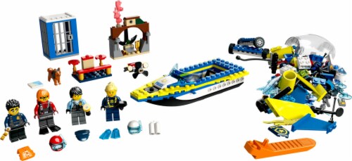 LEGO® 60355 Water Police Detective Mission Building Set Perspective: top