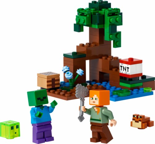 21240 LEGO® Minecraft The Swamp Adventure Building Toy Perspective: top