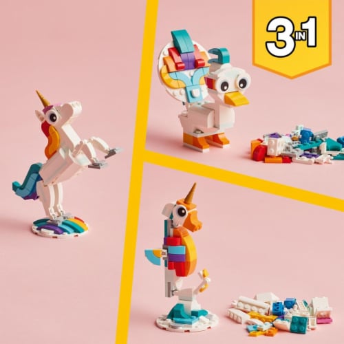 LEGO Creator Magical Unicorn Perspective: top