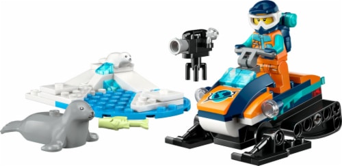 LEGO Arctic Explorer Snowmobile Perspective: top