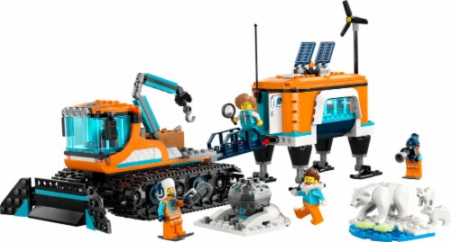 Lego 60378 Arctic Explorer Truck and Mobile Lab City Building Set Perspective: top