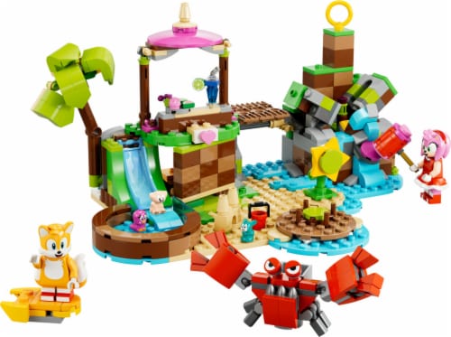 LEGO® Sonic The Hedgehog™ Amy's Animal Rescue Island Building Set Perspective: top