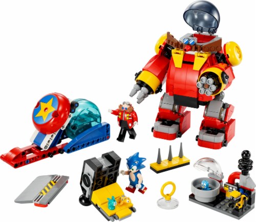 LEGO® Sonic The Hedgehog™ Sonic vs. Dr Eggman's Death Egg Robot Building Set Perspective: top
