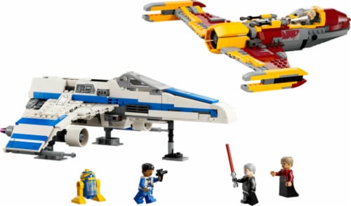 LEGO® Star Wars™ New Republic E-Wing™ vs Shin Hati's Starfighter™ Perspective: top