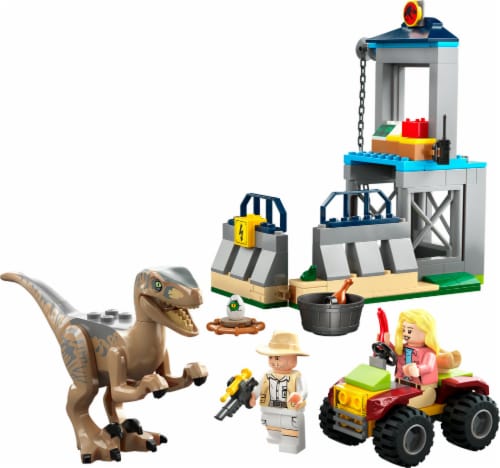 Lego® Velociraptor Escape Jurassic Park Building Set Perspective: top