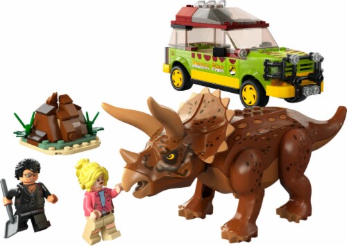 LEGO® Jurassic World Triceratops Research Set Perspective: top
