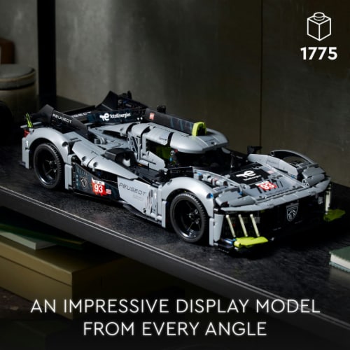 LEGO PEUGEOT 9X8 24H Le Mans Hybrid Hypercar Perspective: top
