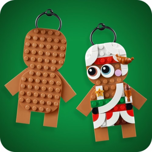 LEGO Gingerbread Ornaments Building Toy, 40642 Perspective: top
