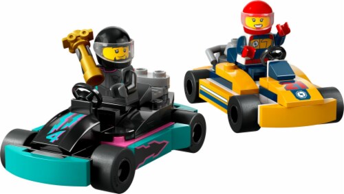 LEGO® City Go-Karts and Race Drivers 60400 Perspective: top