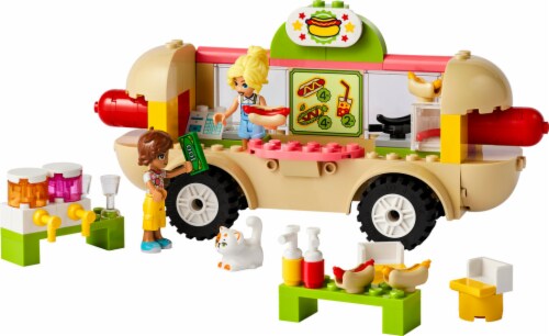 LEGO® Friends Hot Dog Food Truck Building Toy Set 42633 Perspective: top