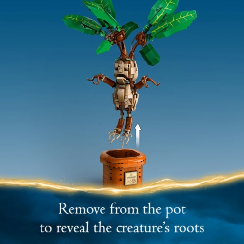 LEGO® Harry Potter™ Mandrake Magical Plant 76433 Perspective: top