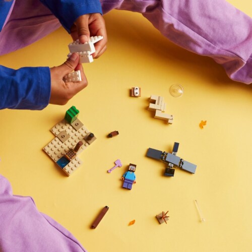 LEGO Minecraft Steve's Desert Expedition Building Toy 21251 Perspective: top