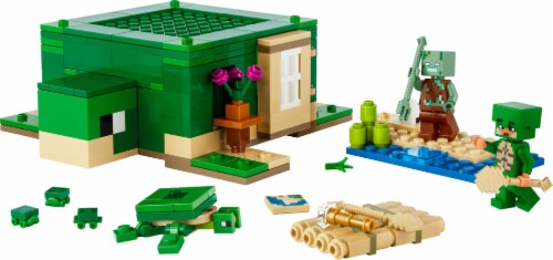LEGO® Minecraft 21254 The Turtle Beach House Perspective: top